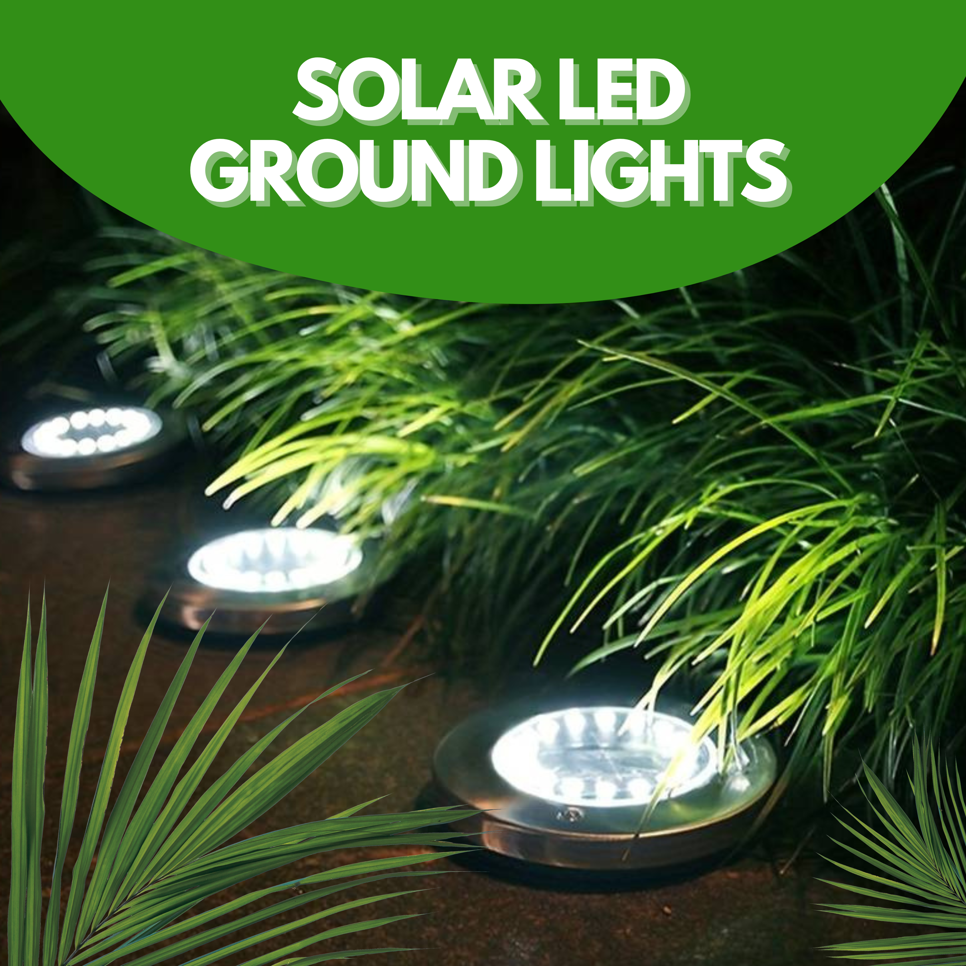 Flalivi solar deals ground lights