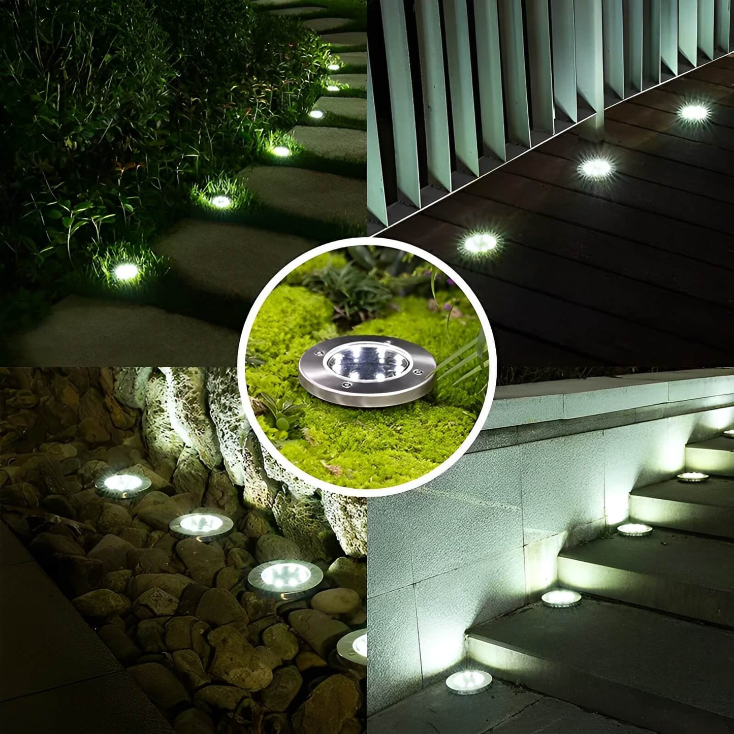 Gardenly™ Solar LED Ground Lights