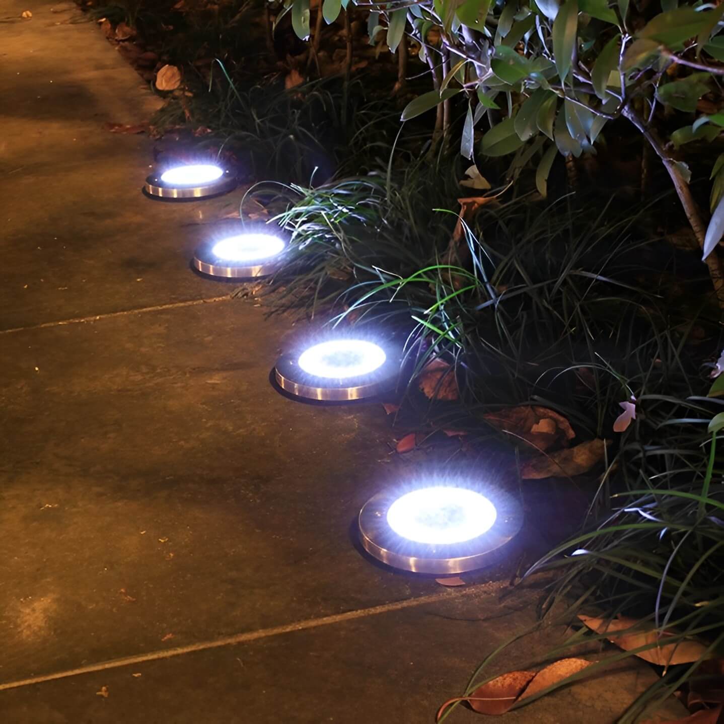 Solar garden 2024 ground lights